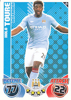 Kolo Toure Manchester City 2010/11 Topps Match Attax #182